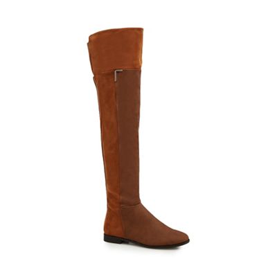 Call It Spring Tan 'Haaesa' over the knee boots